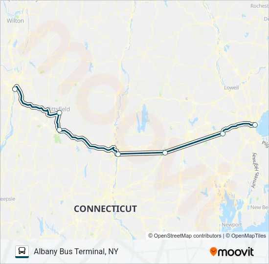 GREYHOUND US0270S Bus Line Map