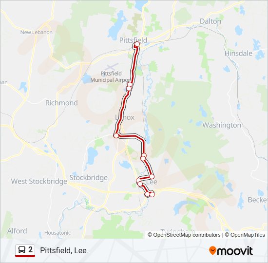 2 Bus Line Map