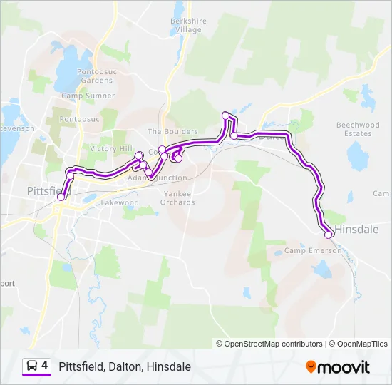 4 Bus Line Map