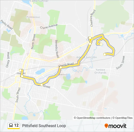 12 Bus Line Map