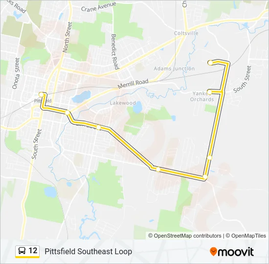12 Bus Line Map