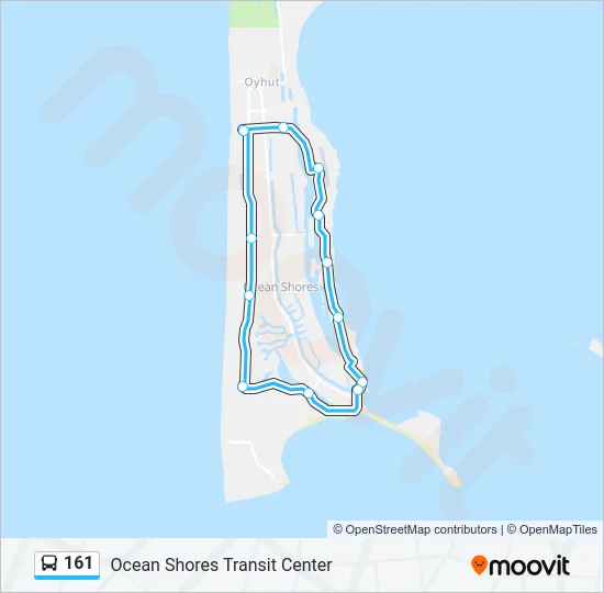 161 Bus Line Map