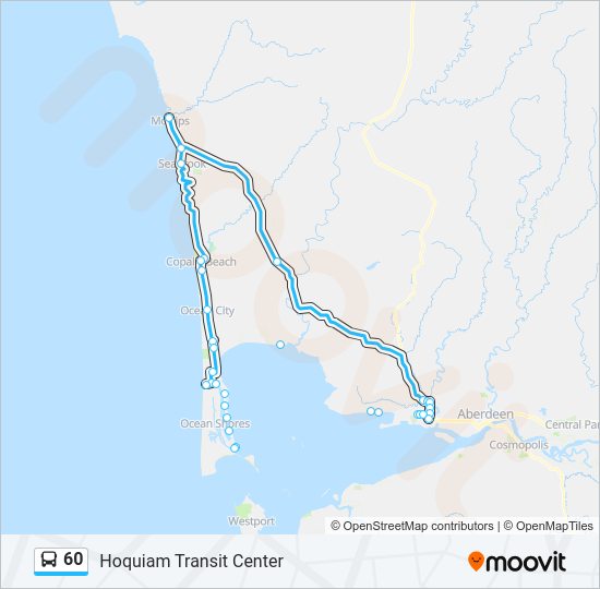60 Bus Line Map