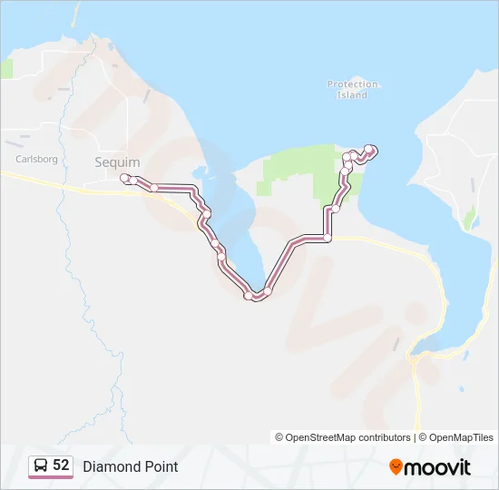 52 Bus Line Map