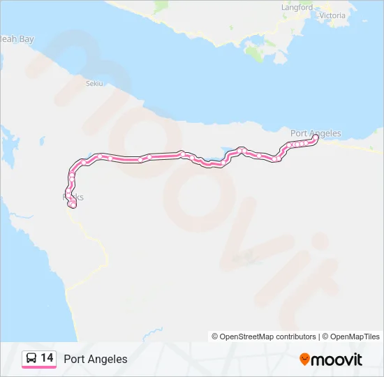 14 Bus Line Map