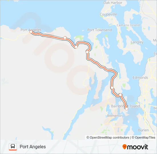 THE STRAIT SHOT Bus Line Map
