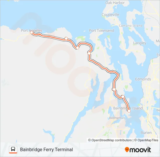 THE STRAIT SHOT Bus Line Map