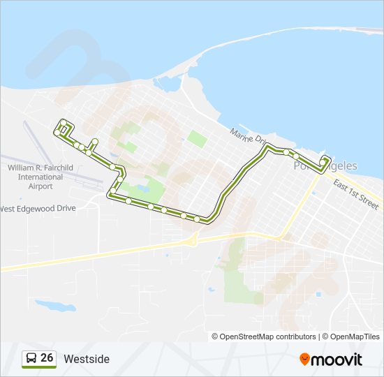 26 Bus Line Map