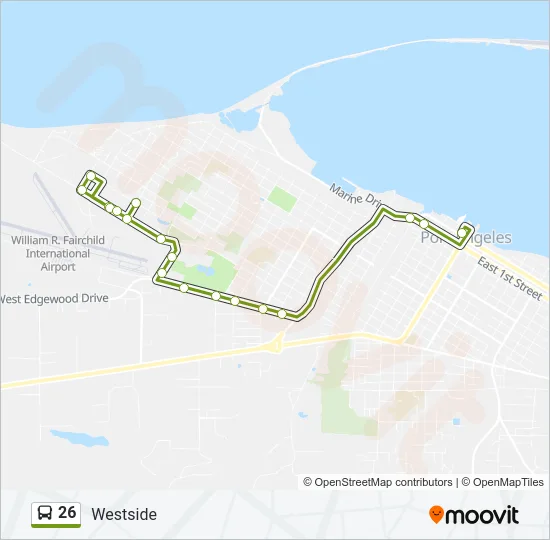 26 Bus Line Map