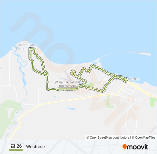 26 Bus Line Map