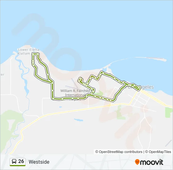 26 Bus Line Map