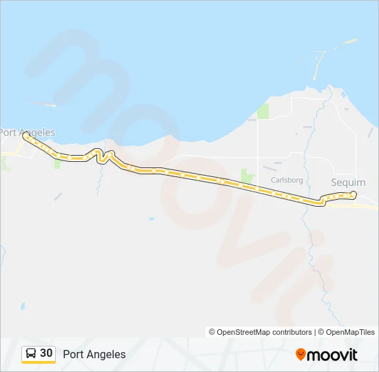 30 Bus Line Map