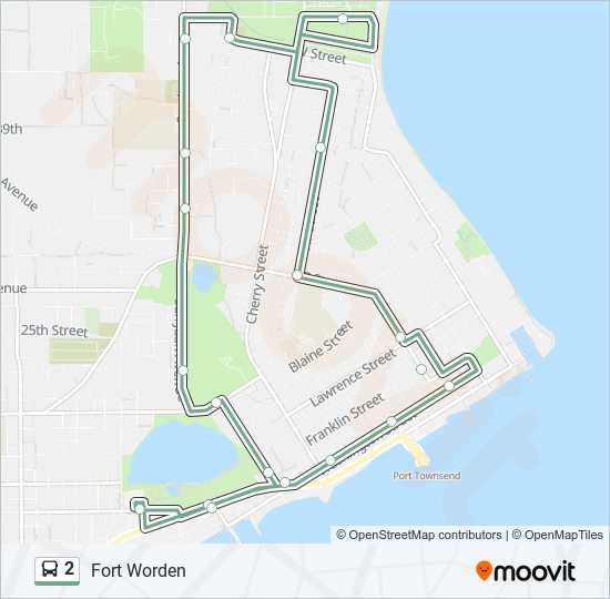 2 bus Line Map