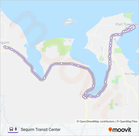 8 Bus Line Map