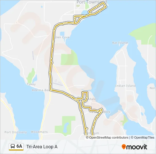 6A Bus Line Map