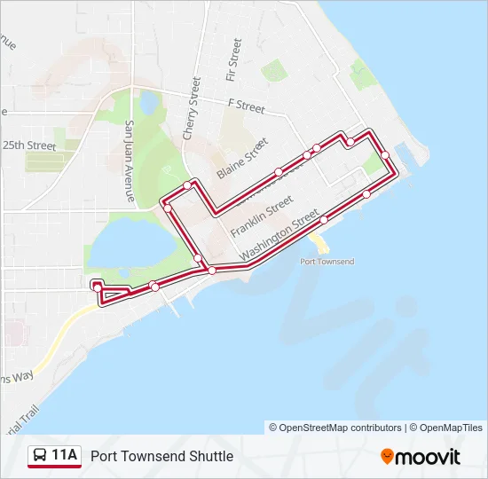 11A Bus Line Map