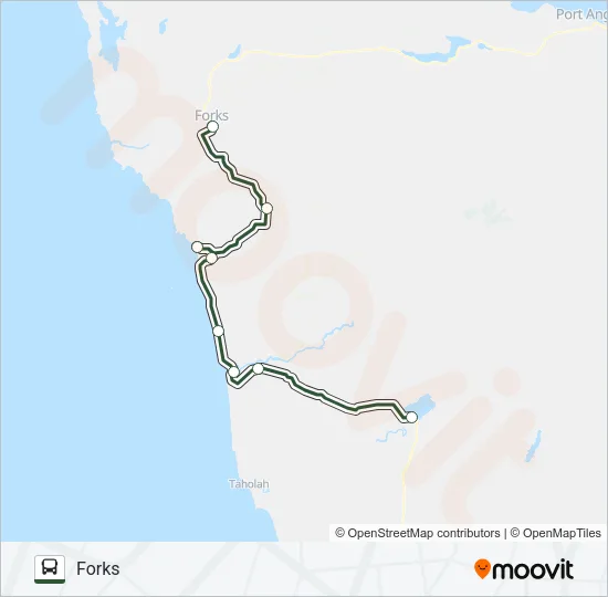 OLYMPIC CONNECTION Bus Line Map