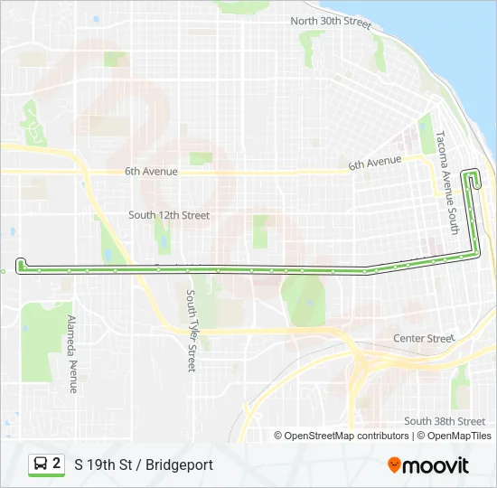 2 Bus Line Map