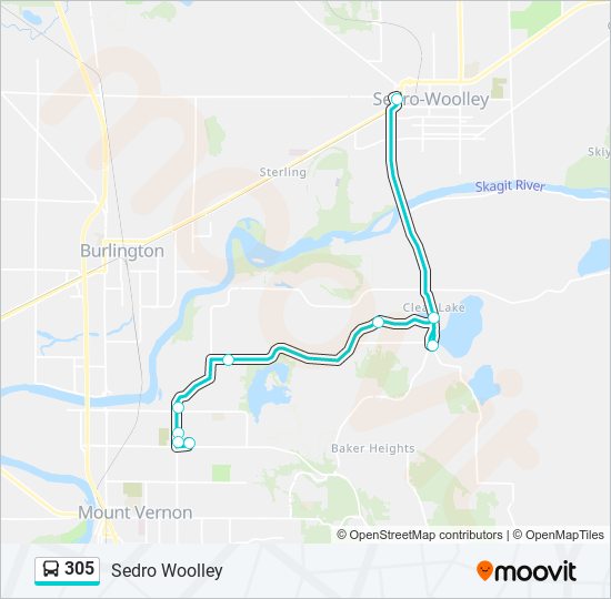 305 Route Schedules, Stops & Maps Sedro Woolley (Updated)