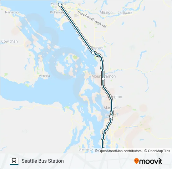 GREYHOUND US0501 Bus Line Map