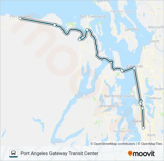 GREYHOUND US0510S Bus Line Map