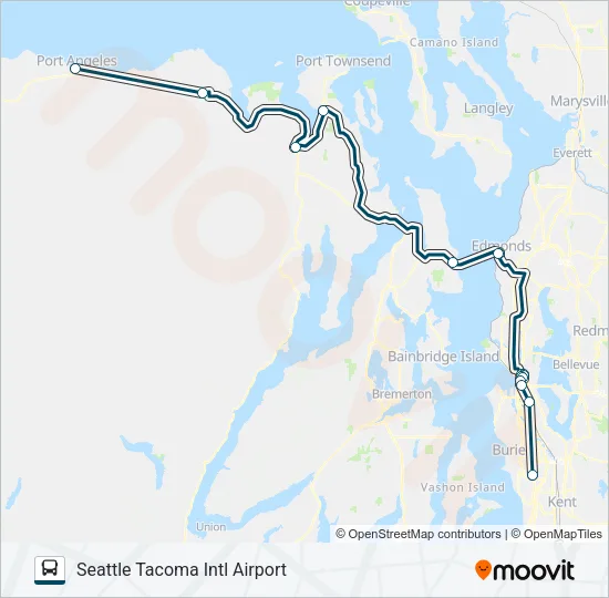 GREYHOUND US0510S Bus Line Map