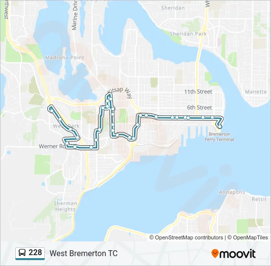 228 Bus Line Map