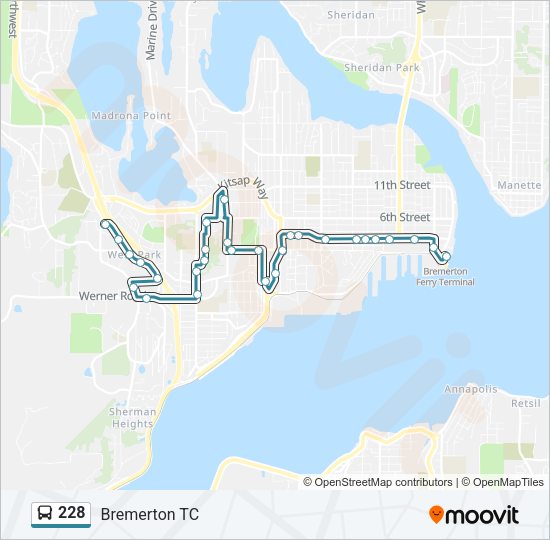 228 Bus Line Map