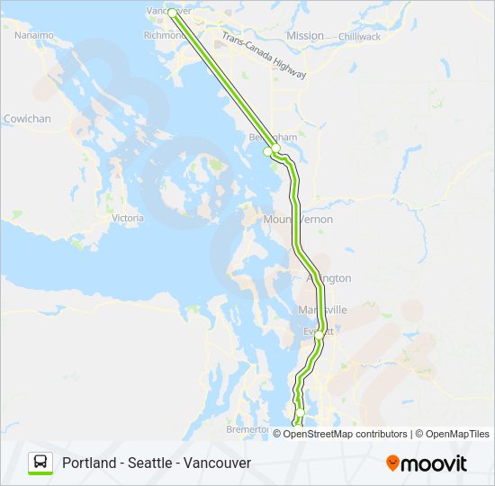 FLIXBUS 2115 Bus Line Map