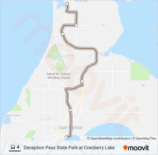 4 Bus Line Map