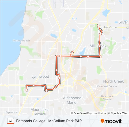 SWIFT ORANGE Bus Line Map