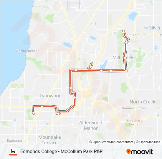 SWIFT ORANGE Bus Line Map