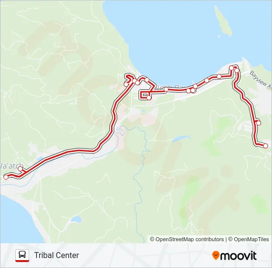 NEAH BAY Bus Line Map