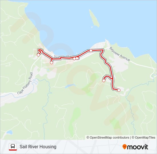 NEAH BAY Bus Line Map