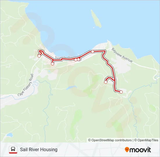 NEAH BAY Bus Line Map