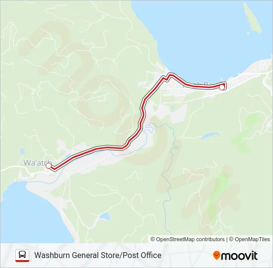 NEAH BAY Bus Line Map