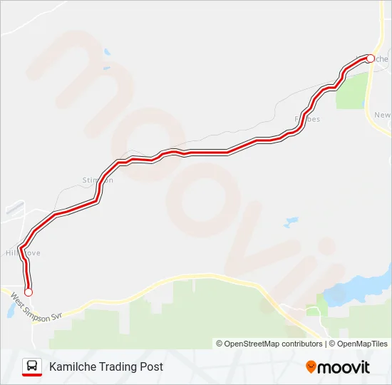 MCCLEARY/ELMA Bus Line Map
