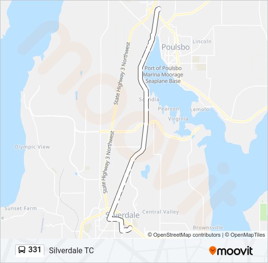 331 Bus Line Map