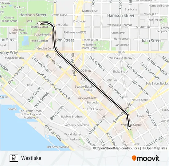 MONORAIL Train Line Map