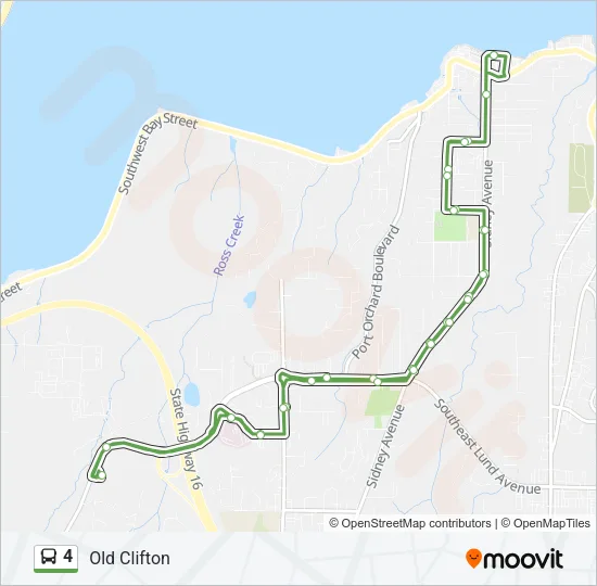 4 Bus Line Map