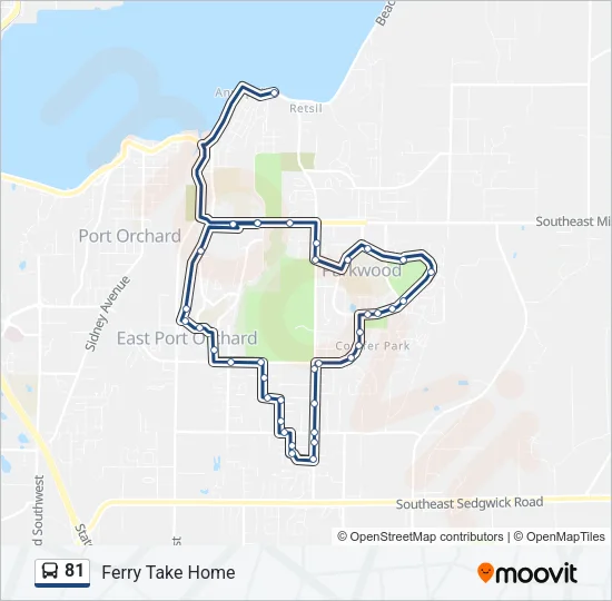 81 Bus Line Map
