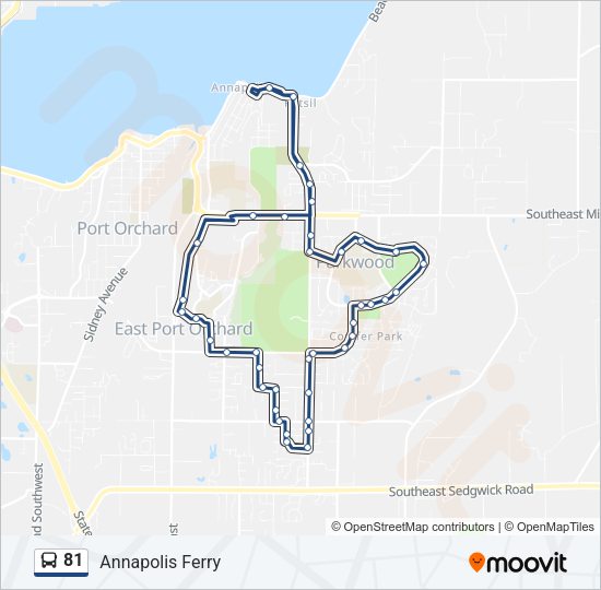 81 Bus Line Map