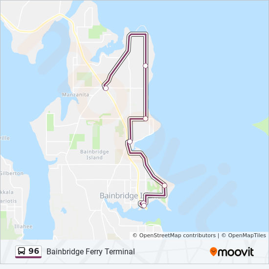 Directions To Bainbridge Ferry Terminal 96 Route: Schedules, Stops & Maps - Bainbridge Ferry Terminal (Updated)