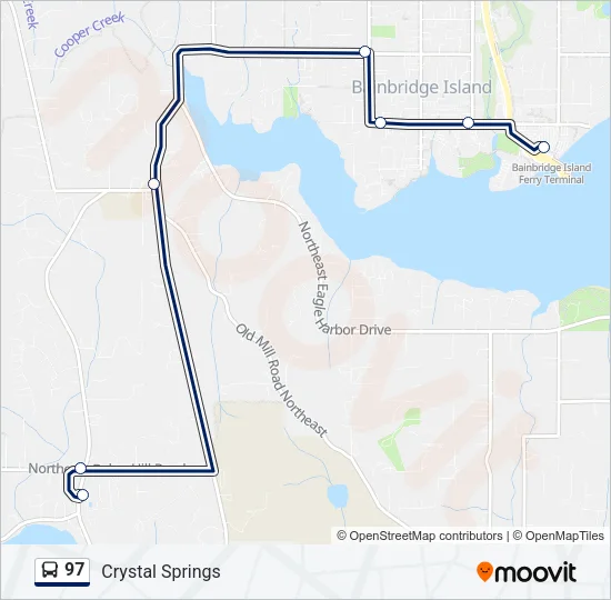 97 Bus Line Map