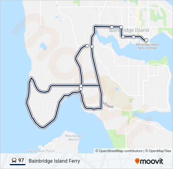97 Bus Line Map
