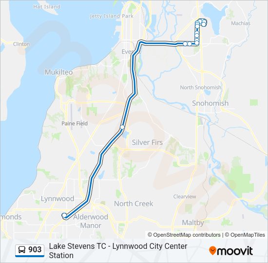 903 Bus Line Map