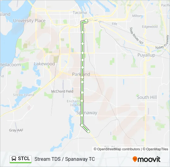 STCL Bus Line Map