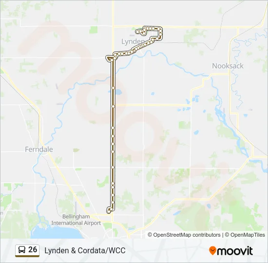 26 Bus Line Map