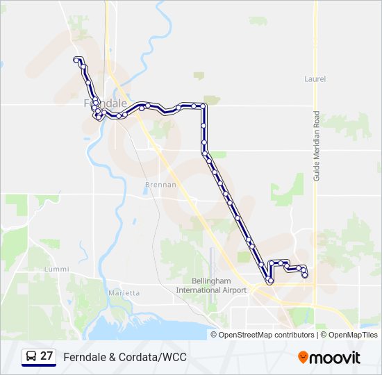 27 Bus Line Map