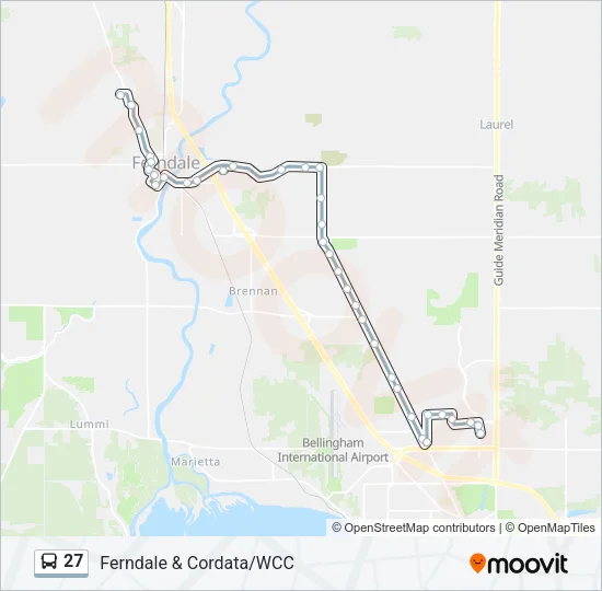 27 Bus Line Map